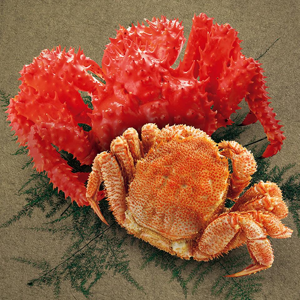 【夏の贈りもの】北海道産　北海道産２種のかに食べくらべ（毛がに、花咲がに） 商品サムネイル