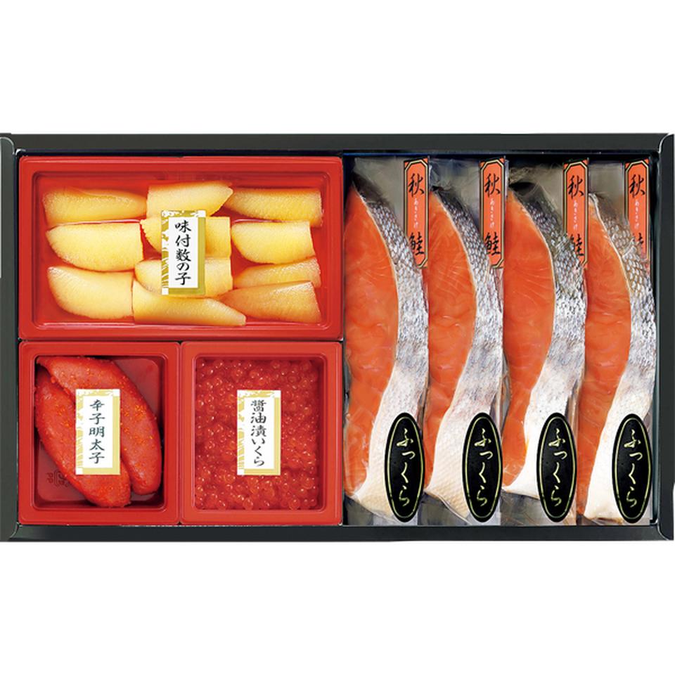 【お歳暮 ギフト早得】東和食品 ふっくら熟成秋鮭と魚卵の詰合せ 商品画像(1)