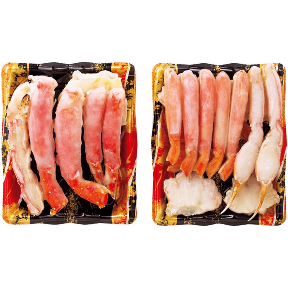【冬の贈りもの】 ボイルたらばボイルずわい食べ比べセット（４００ｇ＋４００ｇ） 商品サムネイル