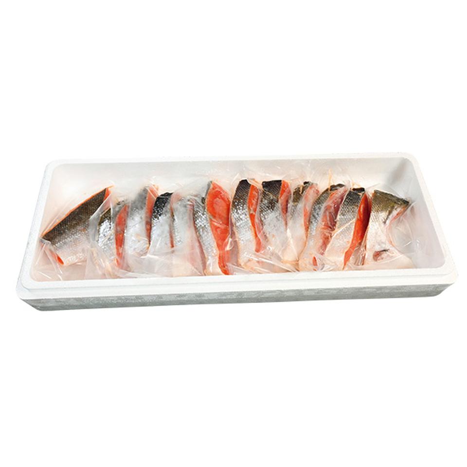 【夏の贈りもの】しだや　ＡＳＣ認証　岩手県産養殖塩銀鮭切身（甘塩味） 商品サムネイル