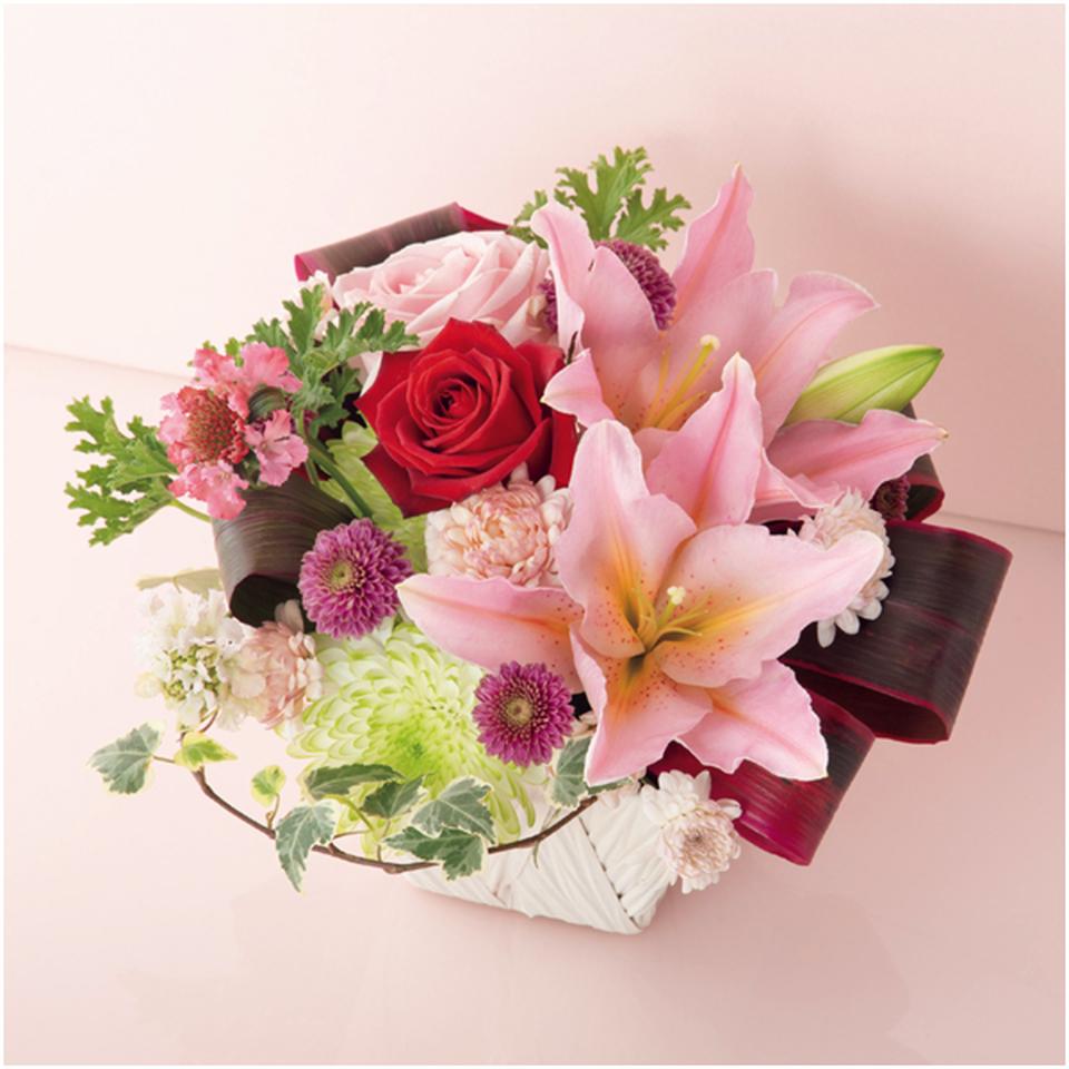 【母の日早得】Ｆ４Ｆ４アレンジ「Ｍｉｌｌｅ　Ｍｅｒｃｉｓ」 商品サムネイル