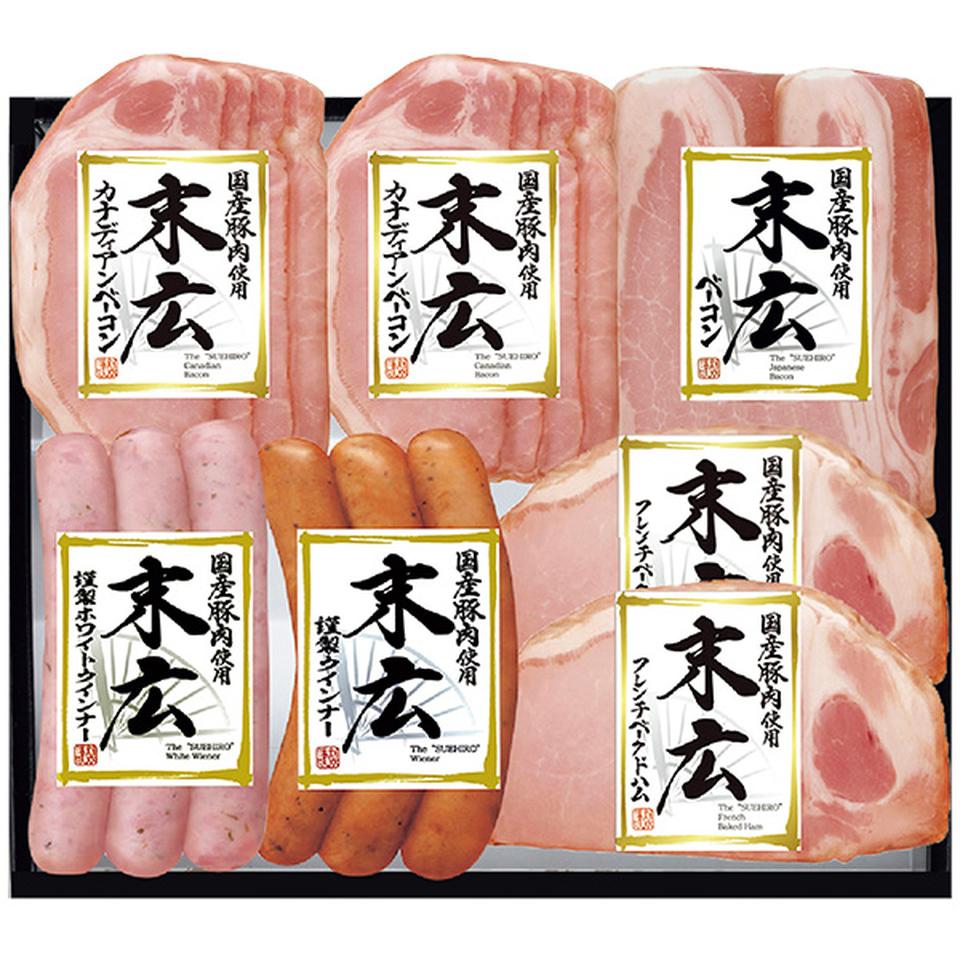 【夏の贈りもの】高崎ハム　国産豚肉使用末広ハムギフトセット 商品サムネイル
