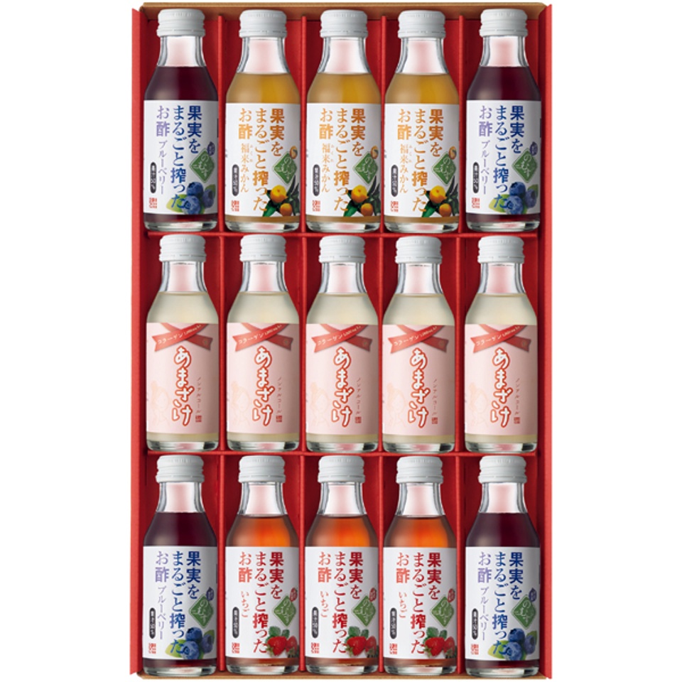 【夏の贈りもの】野村醸造 つむぎ野あまざけ・飲む酢セット 商品サムネイル