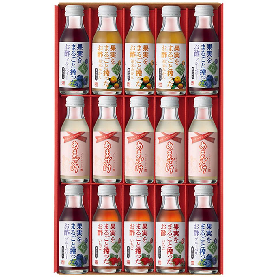 【夏の贈りもの】野村醸造　つむぎ野あまざけ・飲む酢セット 商品サムネイル