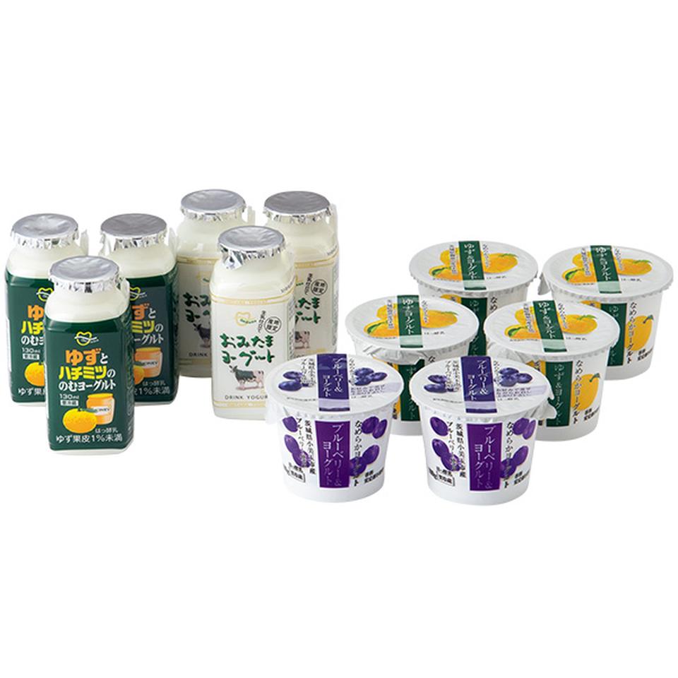 【夏の贈りもの】小美玉ふるさと食品公社　おみたまヨーグルトギフトセット 商品サムネイル