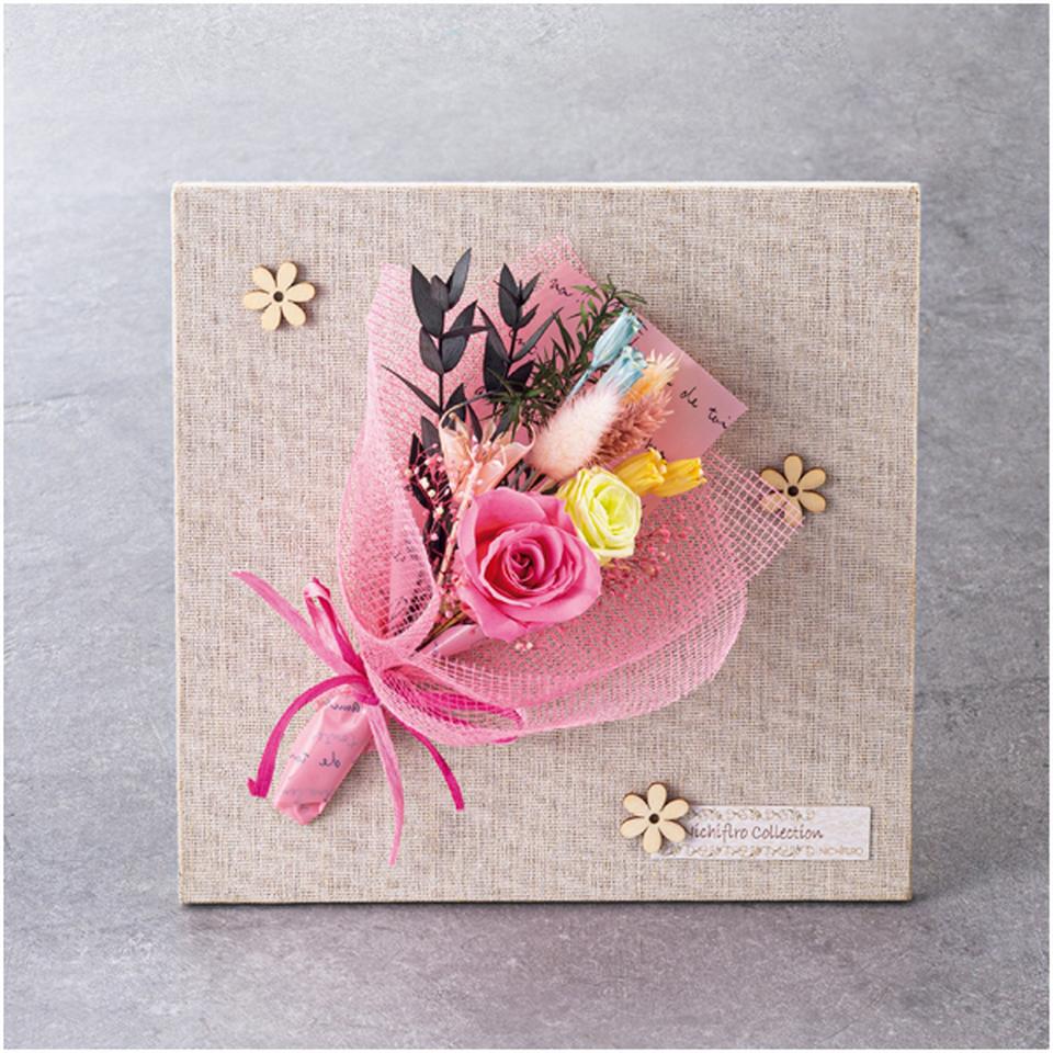 【母の日】ｗｅｌｚｏＦＬＯＷＥＲキャンバススタンド「ローズブーケ」 商品サムネイル