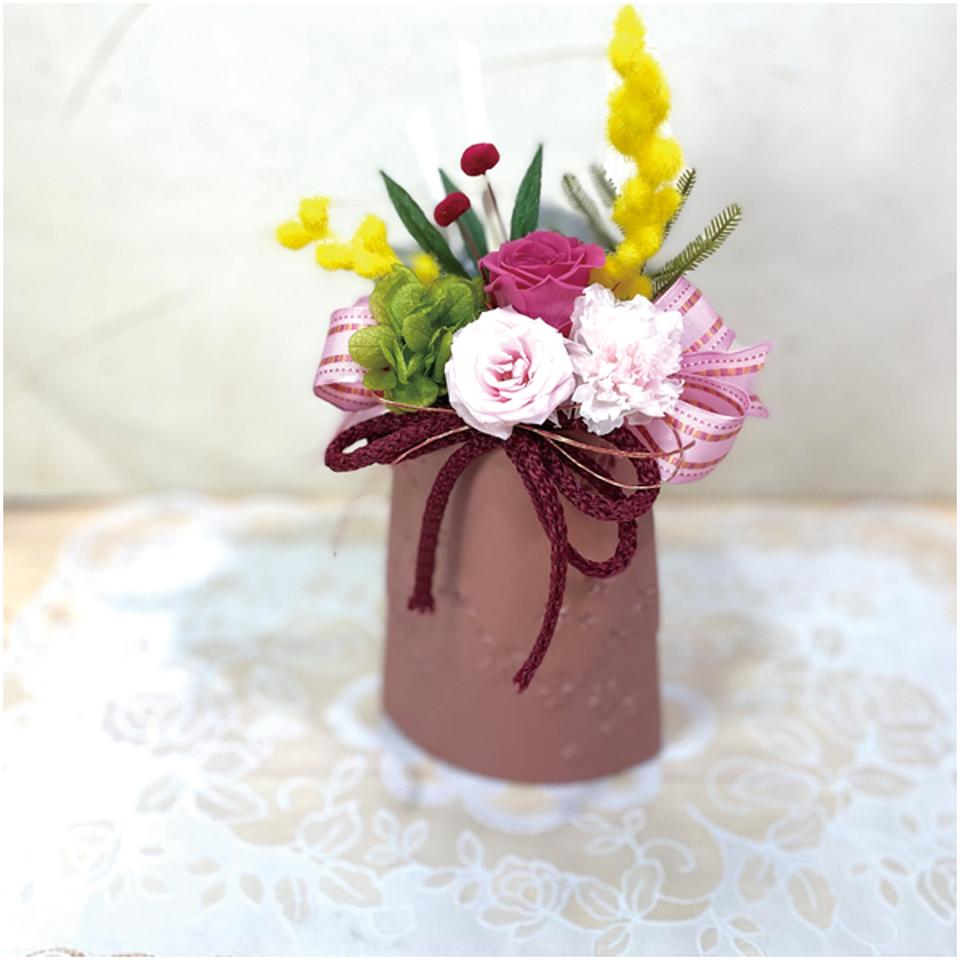 【母の日】ｗｅｌｚｏＦＬＯＷＥＲ和風プリザーブドフラワー「美桜」 商品サムネイル