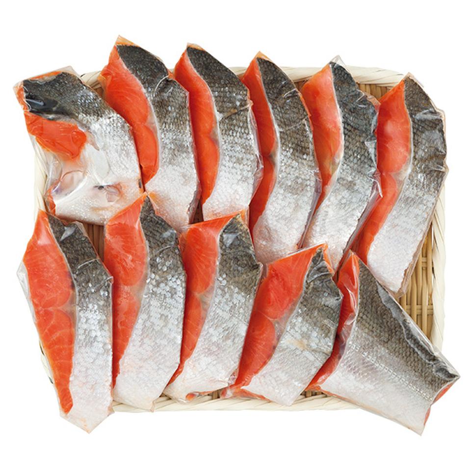 【夏の贈りもの】荒野商店　定塩紅鮭切身（甘塩味）１１切 商品サムネイル