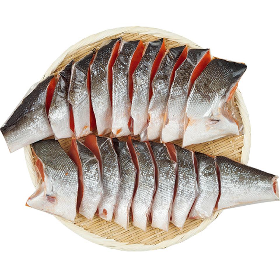 【夏の贈りもの】荒野商店　定塩紅鮭切身（甘塩味）１８切 商品サムネイル