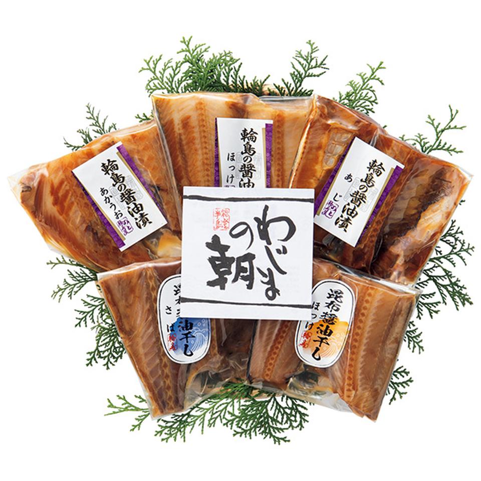 【夏の贈りもの】輪島　西脇水産　輪島の醤油漬と昆布醤油干しセット 商品サムネイル