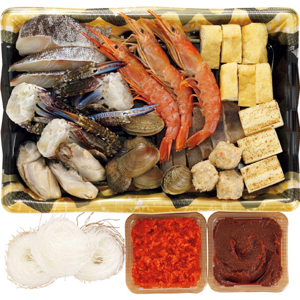 【お歳暮 ギフト早得】北海道海産 6種の魚介の海鮮麻辣鍋セット 商品画像(2)