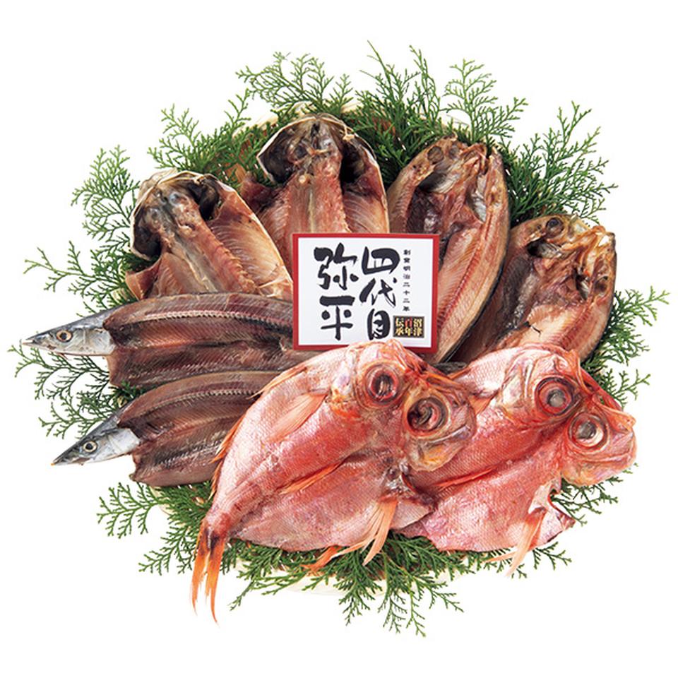 【夏の贈りもの】沼津　マルヤ水産　四代目弥平　国産ひもの詰合せ（４種８枚） 商品サムネイル