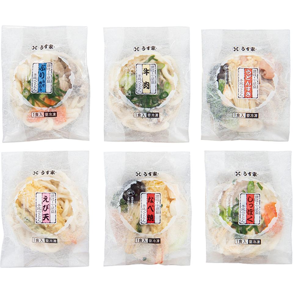 【お歳暮 ギフト早得】うす家 讃岐小豆島個食手延うどん鍋詰合せ 商品画像(1)
