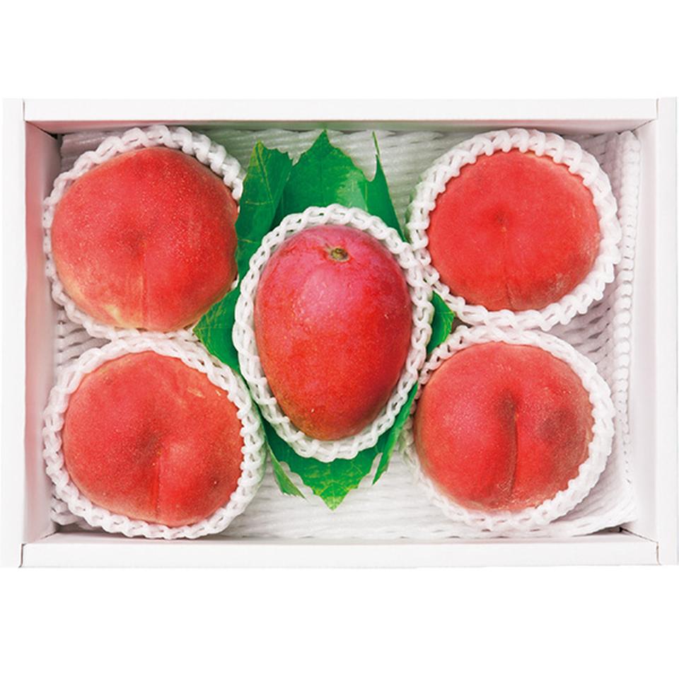 【夏の贈りもの】宮崎県産・沖縄県産・山梨県産　アップルマンゴー＆桃 商品サムネイル