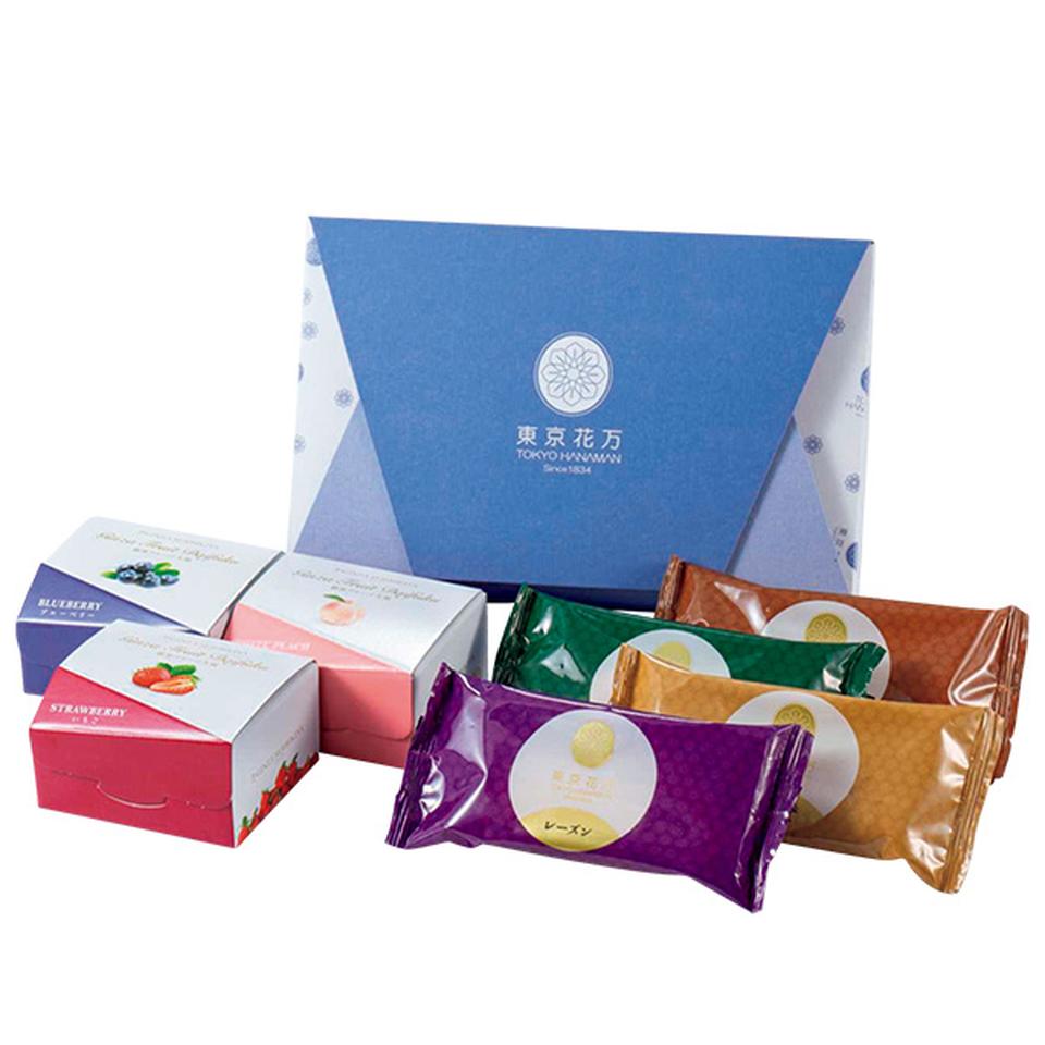 【夏の贈りもの】銀座千疋屋×花園万頭　銀座フルーツ大福・花園どらバターサンド詰合せ 商品サムネイル