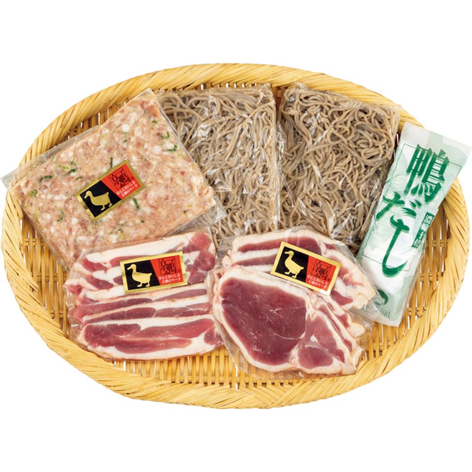 【お歳暮 ギフト早得】 国産あい鴨「京鴨」鍋セット 商品画像(1)
