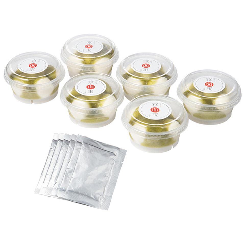 【夏の贈りもの】京阿月　京白玉　抹茶　６個入 商品サムネイル