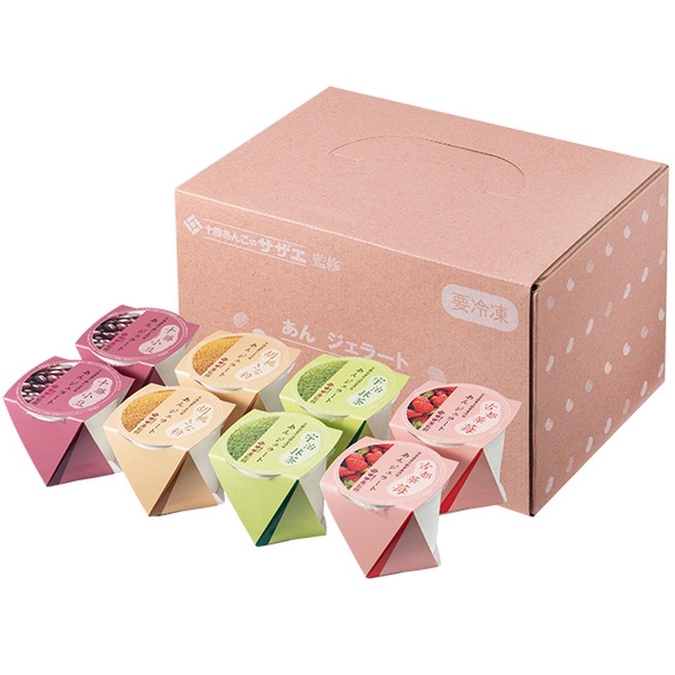 【夏の贈りもの】十勝あんこのサザエ　十勝あんこのサザエ監修　あんジェラート８個セット 商品サムネイル