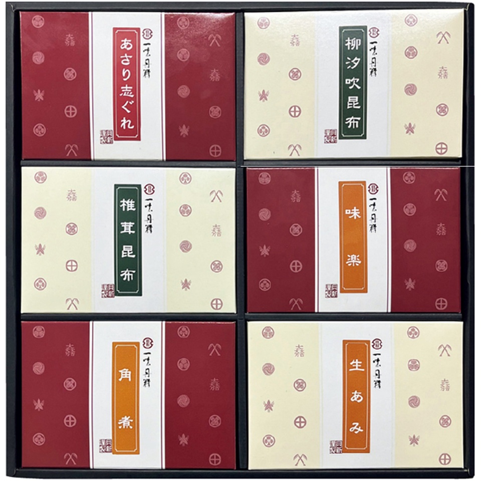 【夏の贈りもの】総本家貝新 貝新・志ぐれ煮６品詰合せ 商品サムネイル