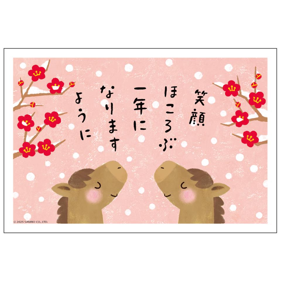 【フタバ年賀状パック】 イラスト付き年賀はがき メッセージ カラー（3枚入り） XP-12 商品サムネイル