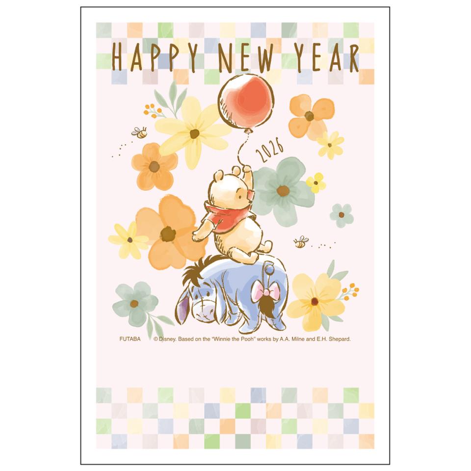 【フタバ年賀状パック】 イラスト付き年賀はがき ディズニー カラー（3枚入り） WD-02 商品サムネイル