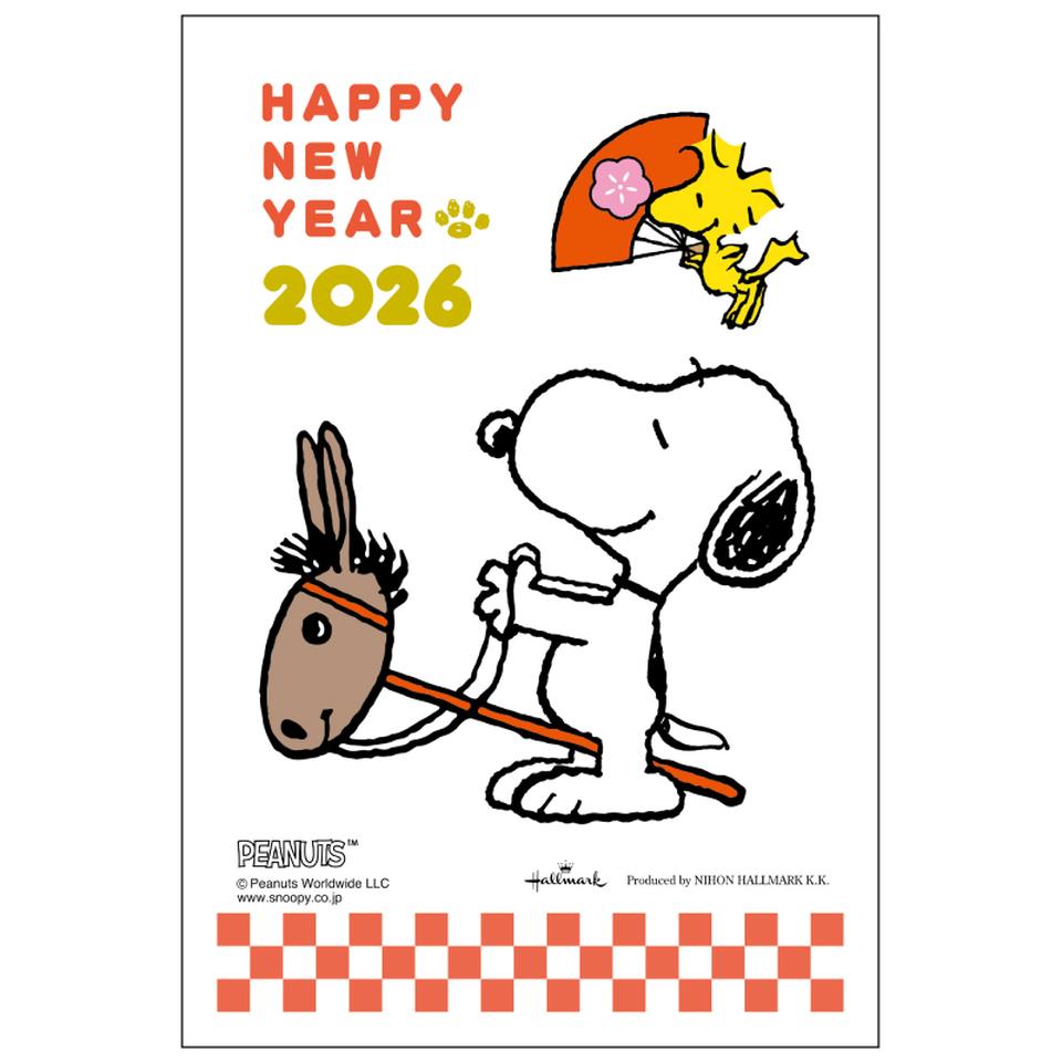 【フタバ年賀状パック】 イラスト付き年賀はがき スヌーピー カラー（3枚入り） SNP-02 商品サムネイル