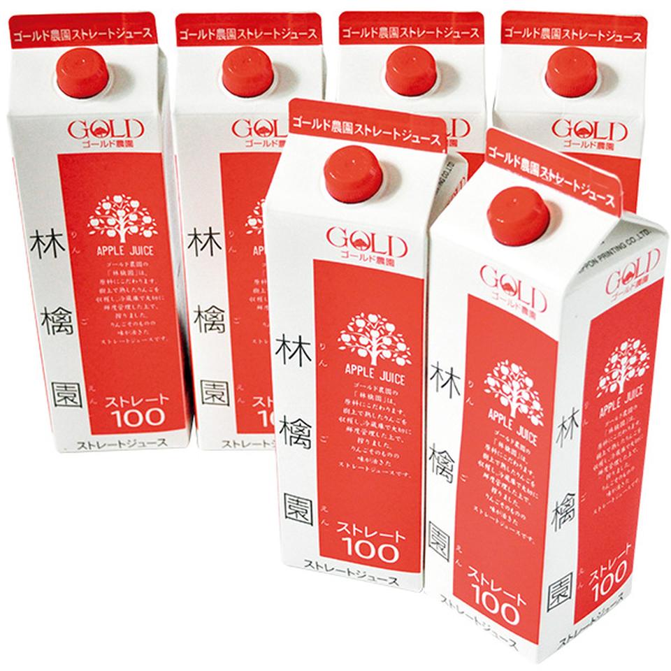 【夏の贈りもの】ＧＯＬＤ農園　ゴールド農園りんごジュース「林檎園」 商品サムネイル