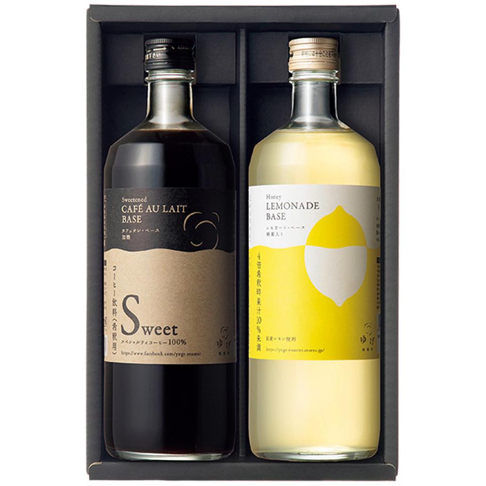 【夏の贈りもの】ゆげ焙煎所　レモネードベース・カフェオレベース（Ｓｗｅｅｔ）セット 商品サムネイル