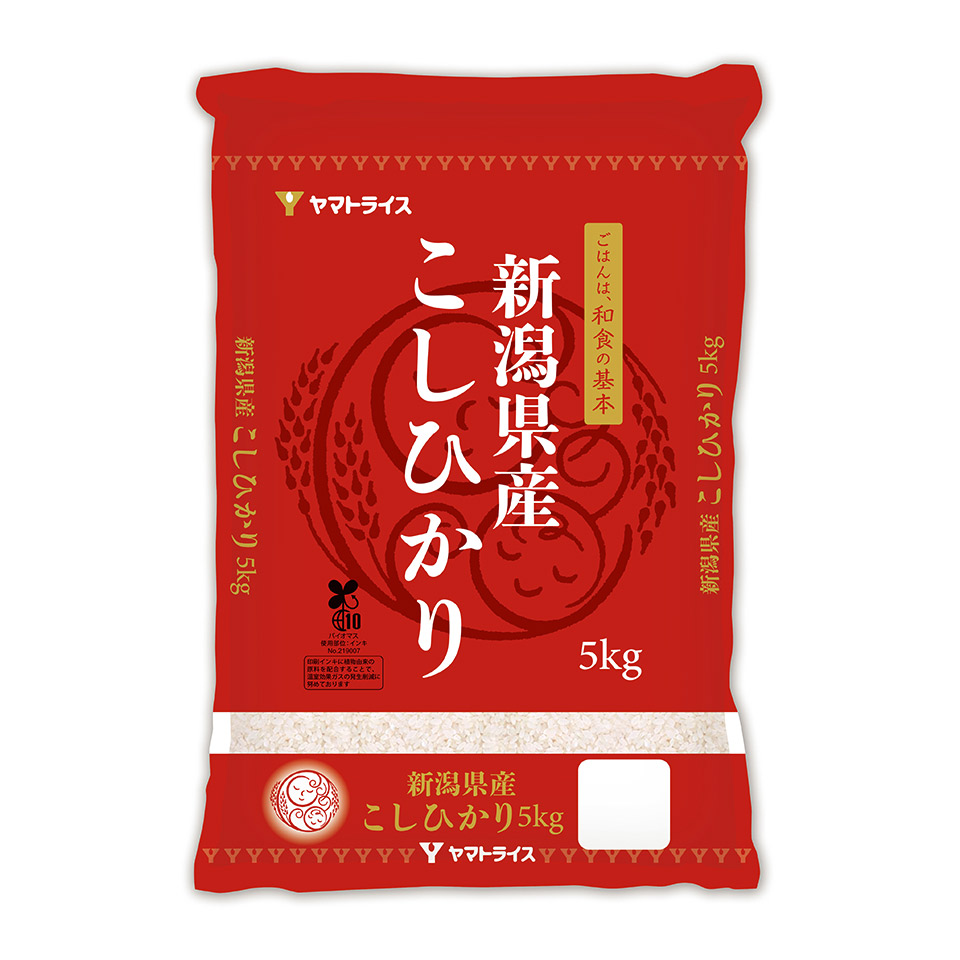 【ヤマトライス】令和７年度産 新潟県産 こしひかり ５ kg 商品サムネイル