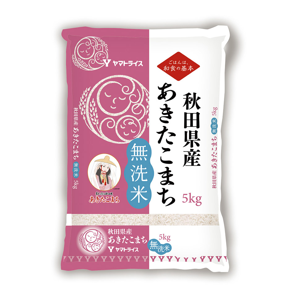 【ヤマトライス】令和７年度産 無洗米 秋田県産 あきたこまち ５ kg 商品サムネイル