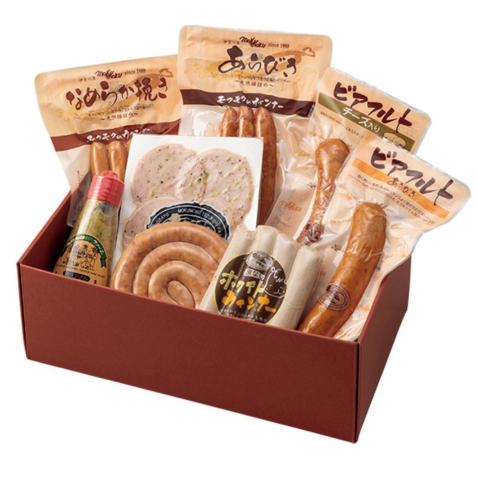 【夏の贈りもの】モクモク手づくりファーム　モクモクぐるぐるウインナーギフト 商品サムネイル