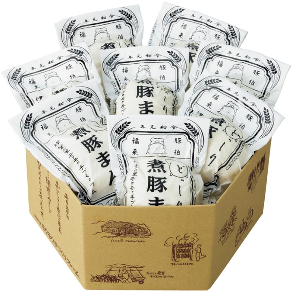 【冬の贈りもの】モクモク手づくりファーム モクモク「どっしり煮豚まん」ギフト 商品サムネイル