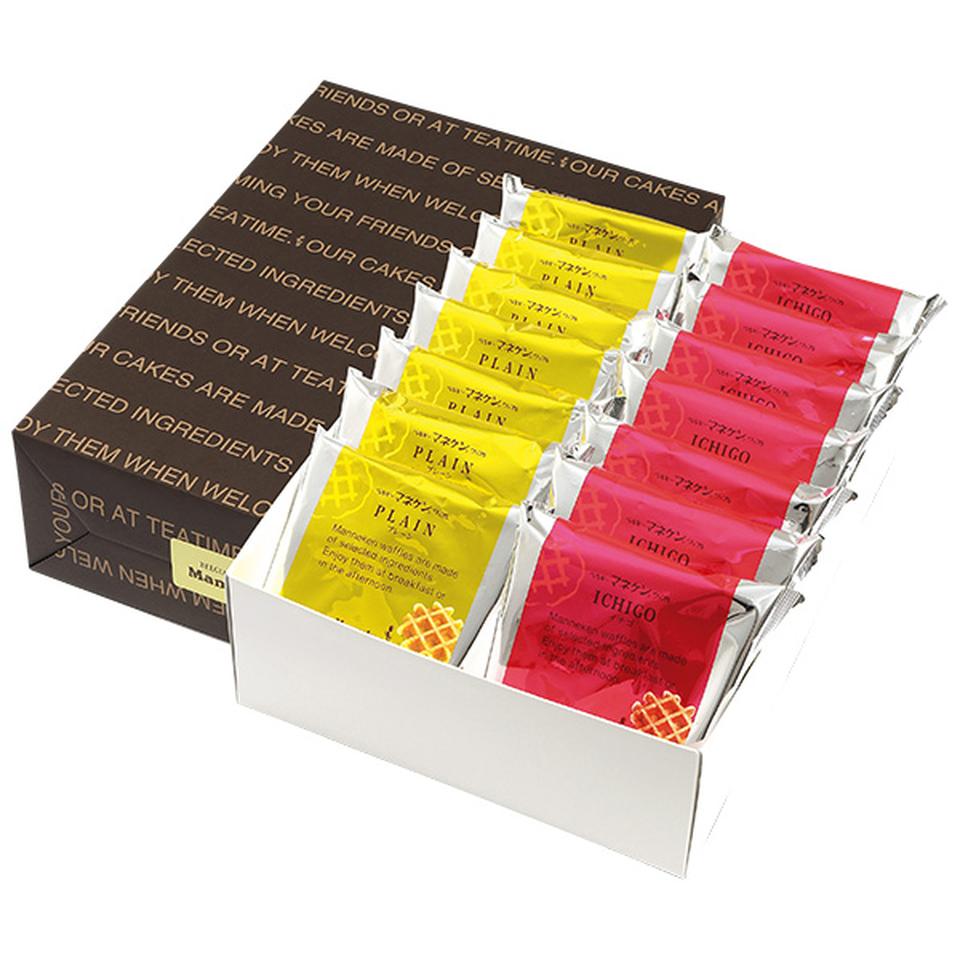 【夏の贈りもの】マネケン　ベルギーワッフル詰合せ１４個入 商品サムネイル