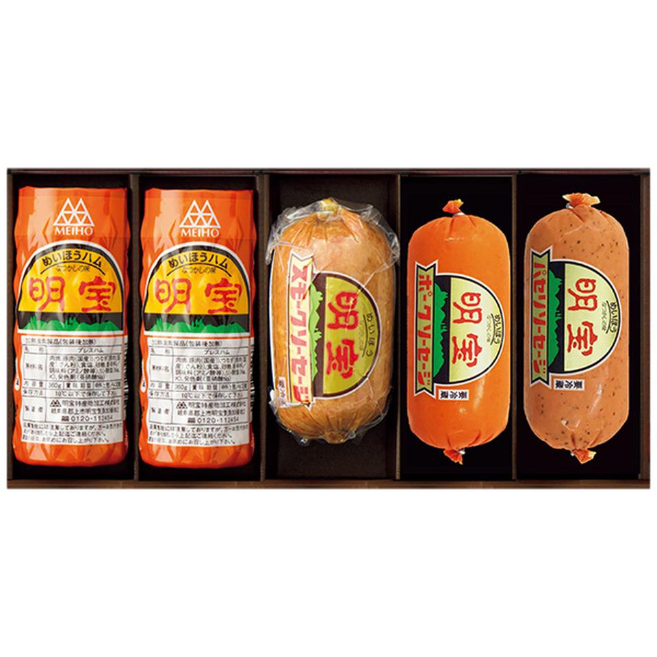 【夏の贈りもの】明宝ハム　ハム・ソーセージ５本詰合せ 商品サムネイル