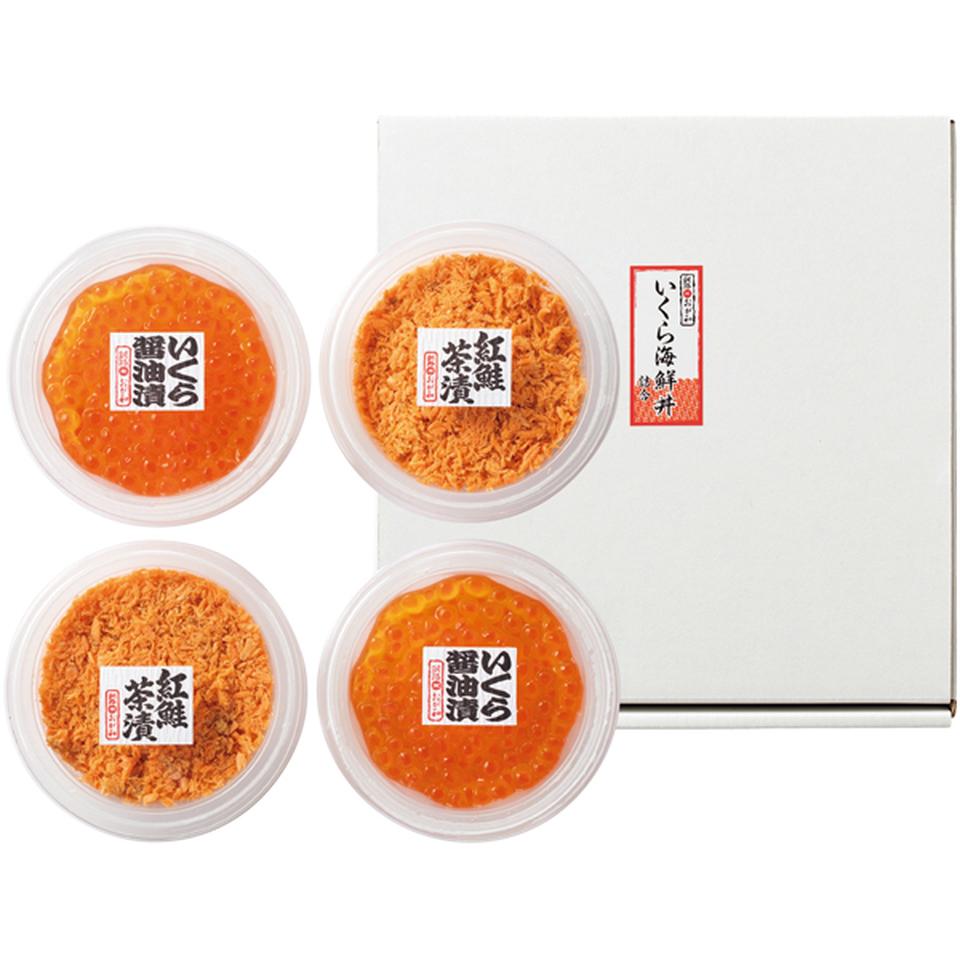 【冬の贈りもの】釧路おが和 紅鮭といくらの親子丼セット 商品サムネイル