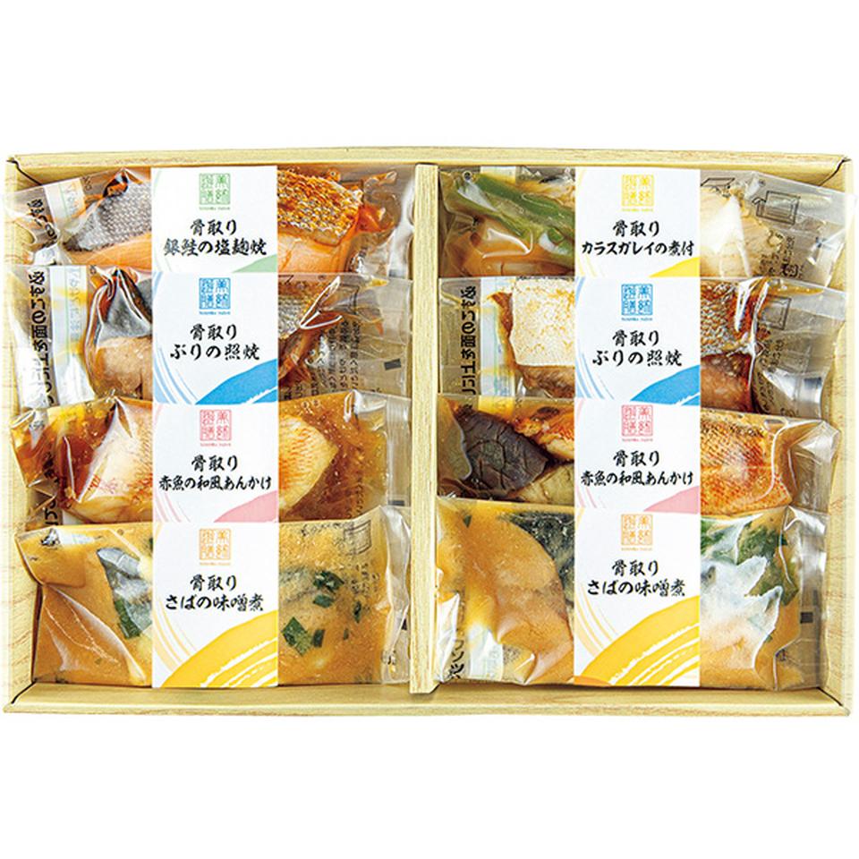 【夏の贈りもの】丸市食品　レンジで簡単　骨取煮魚・焼魚詰合せ 商品サムネイル