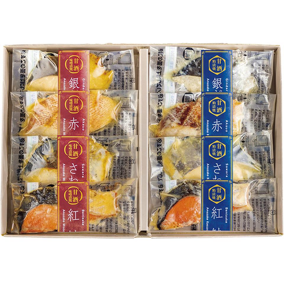 【夏の贈りもの】丸市食品　甘酒味噌漬焼・甘酒粕漬焼詰合せ 商品サムネイル