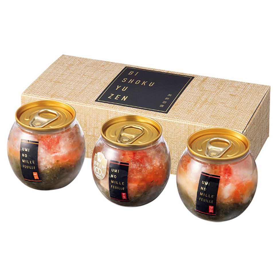 【夏の贈りもの】丸市食品　海のミルフィーユ３種詰合せ 商品サムネイル