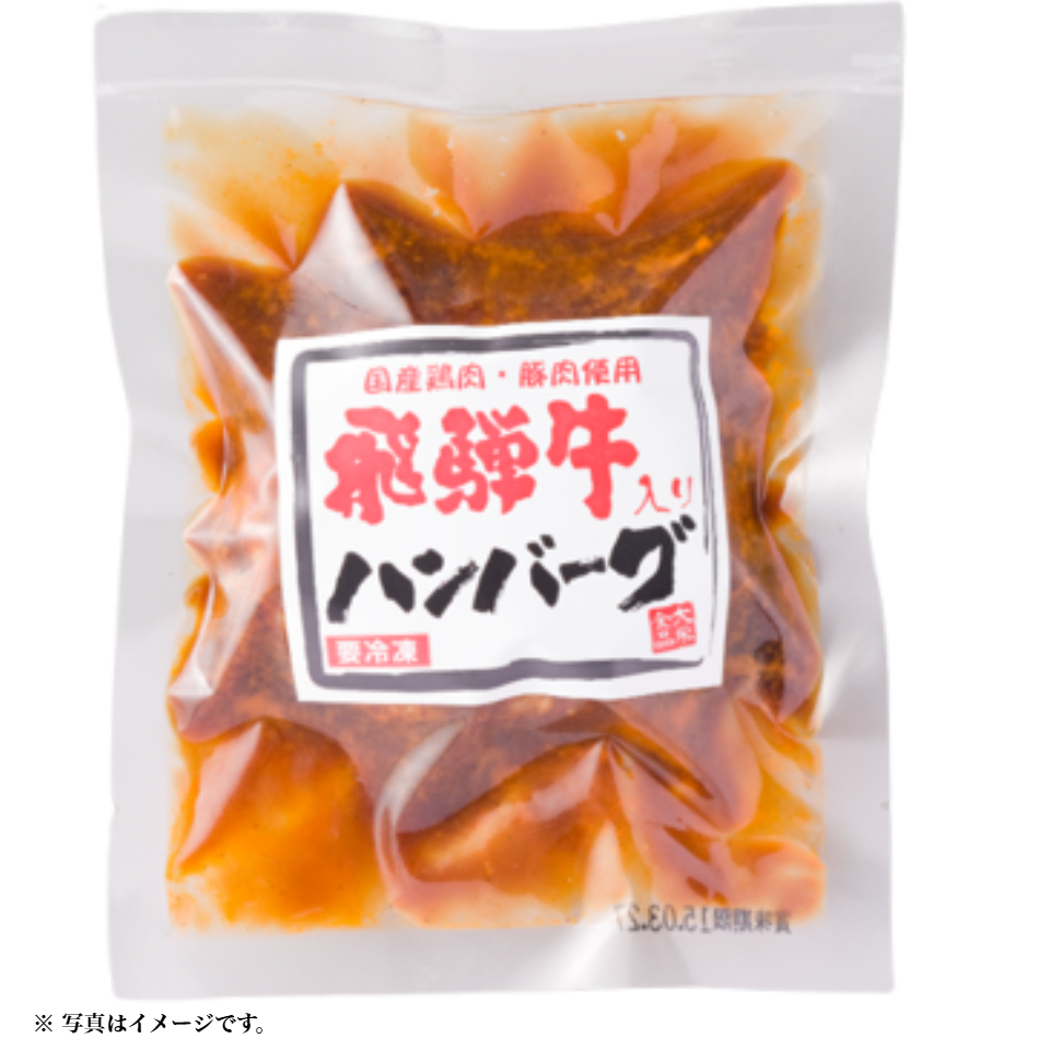 【岐阜 大栄食品】飛騨牛入りハンバーグ 8パックセット 商品画像(1)