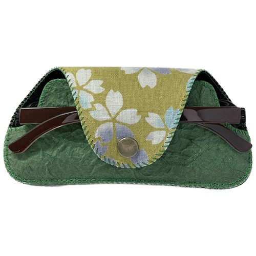 【静岡 栄商会】 浜松注染+和紙メガネケース (レッド) 商品画像(1)