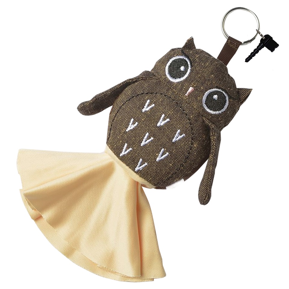 【静岡 栄商会】 フクロウクリーナー遠州綿紬 (ブラウン) 商品画像(1)