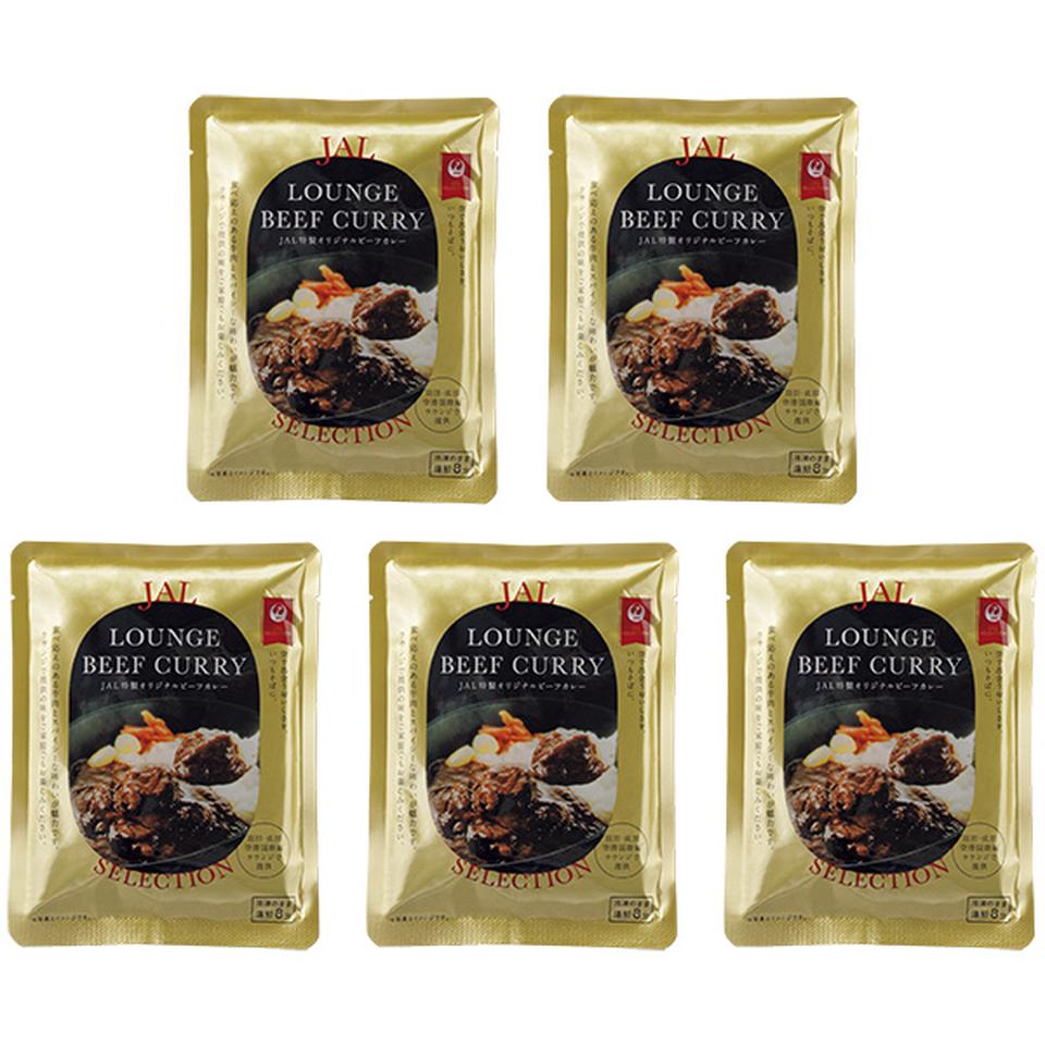 【夏の贈りもの】ＪＡＬ特製　オリジナルビーフカレー　５食セット 商品サムネイル