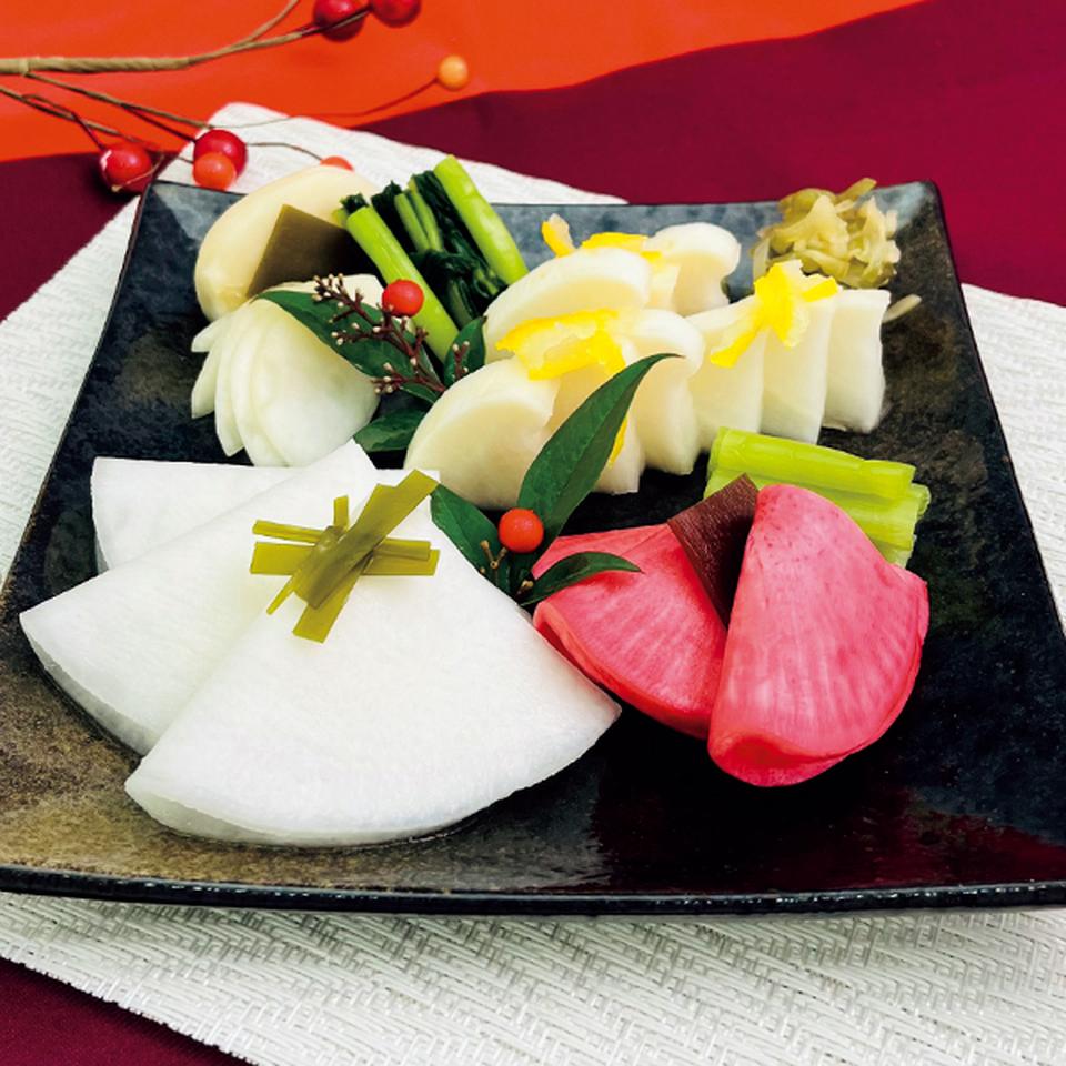 【お歳暮 ギフト】堺共同漬物 なにわの天王寺かぶらと紅白千枚漬セット 商品サムネイル