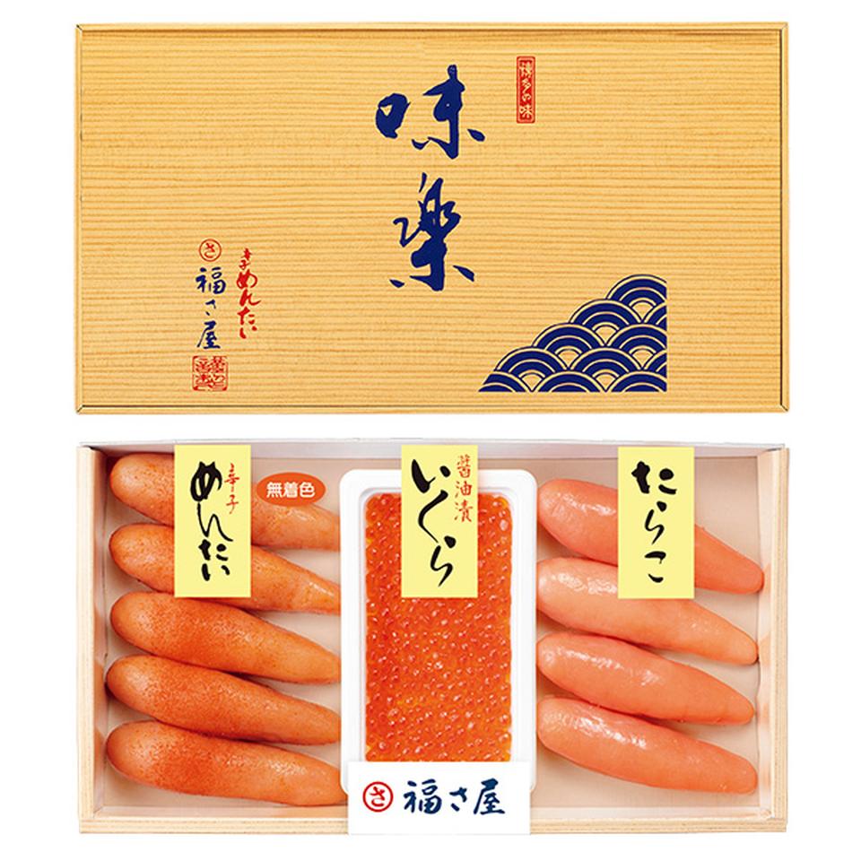 【夏の贈りもの】博多・福さ屋　味楽セット（明太子・いくら・たらこ詰合） 商品サムネイル