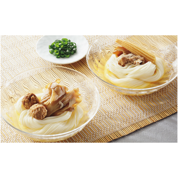 【夏ギフト】無限堂　簡単便利　稲庭素麺と２種の梅つゆ 商品サムネイル
