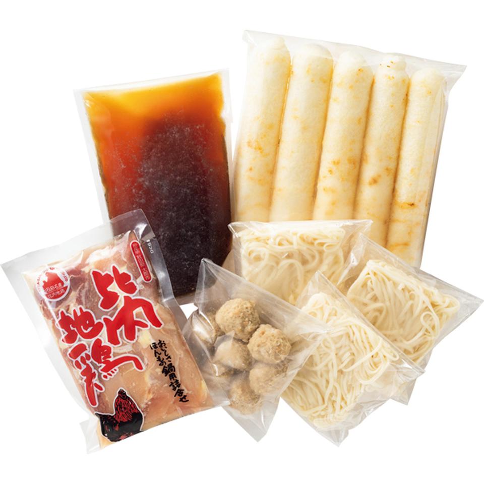 【お歳暮 ギフト早得】無限堂 稲庭うどん・きりたんぽ鍋セット 商品画像(1)