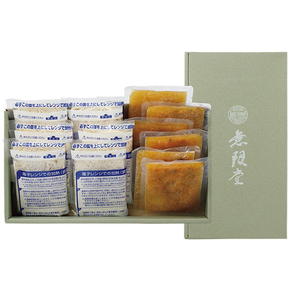 【夏の贈りもの】無限堂　稲庭素麺・比内地鶏だしつゆ付き 商品サムネイル