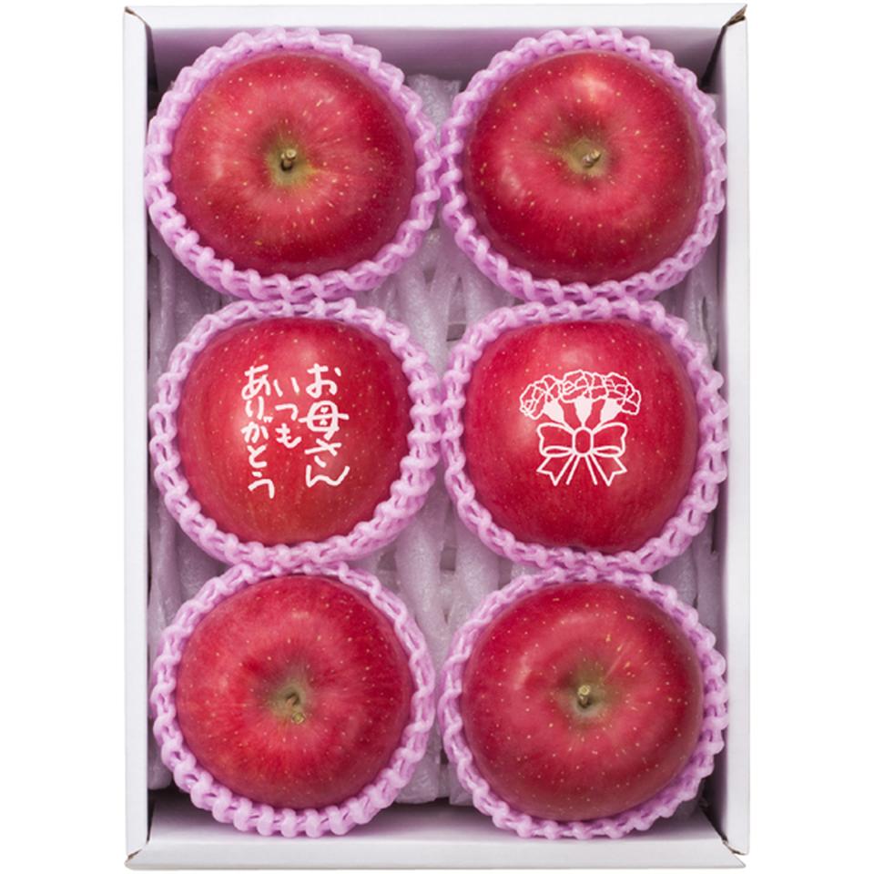 【母の日早得】青森県産メッセージ入り　赤いりんご 商品サムネイル