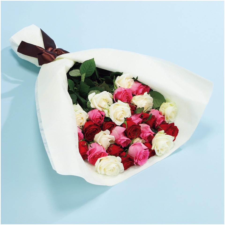 【母の日早得】茨木春草園大輪バラ３０本のブーケ 商品サムネイル