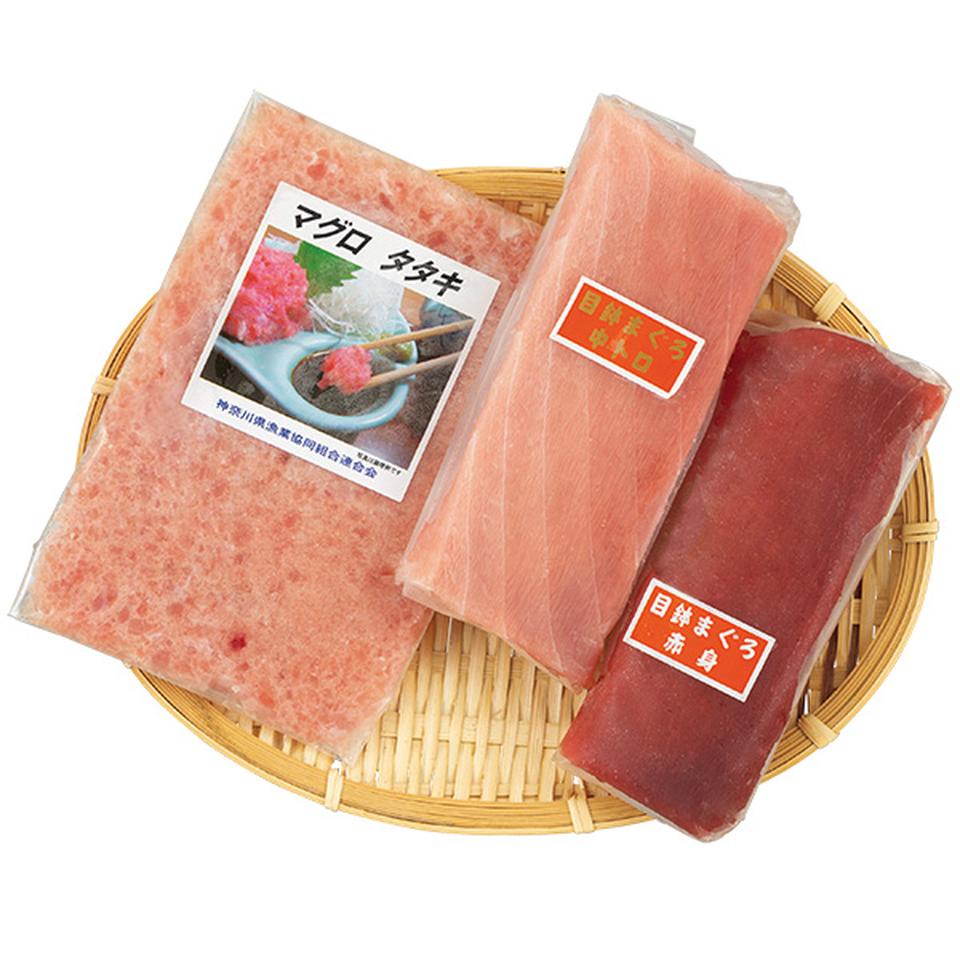 【夏の贈りもの】神奈川県漁連三崎工場　三崎　まぐろセット 商品サムネイル